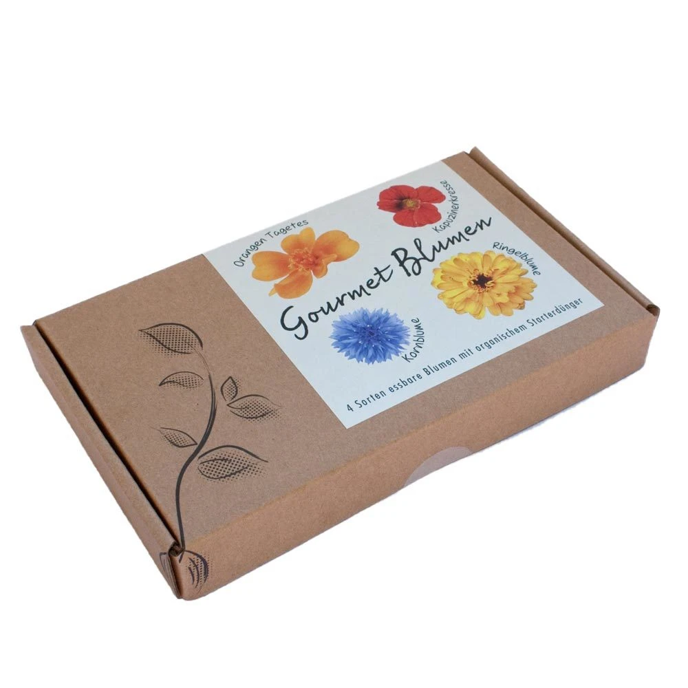 Blumensamen-Set Gourmet Blumen, Essbar, Bienenfreundlich, Dekorativ 4 Blumensamen-Set Gourmet Blumen, Essbar, Bienenfreundlich, Dekorativ – Bild 2