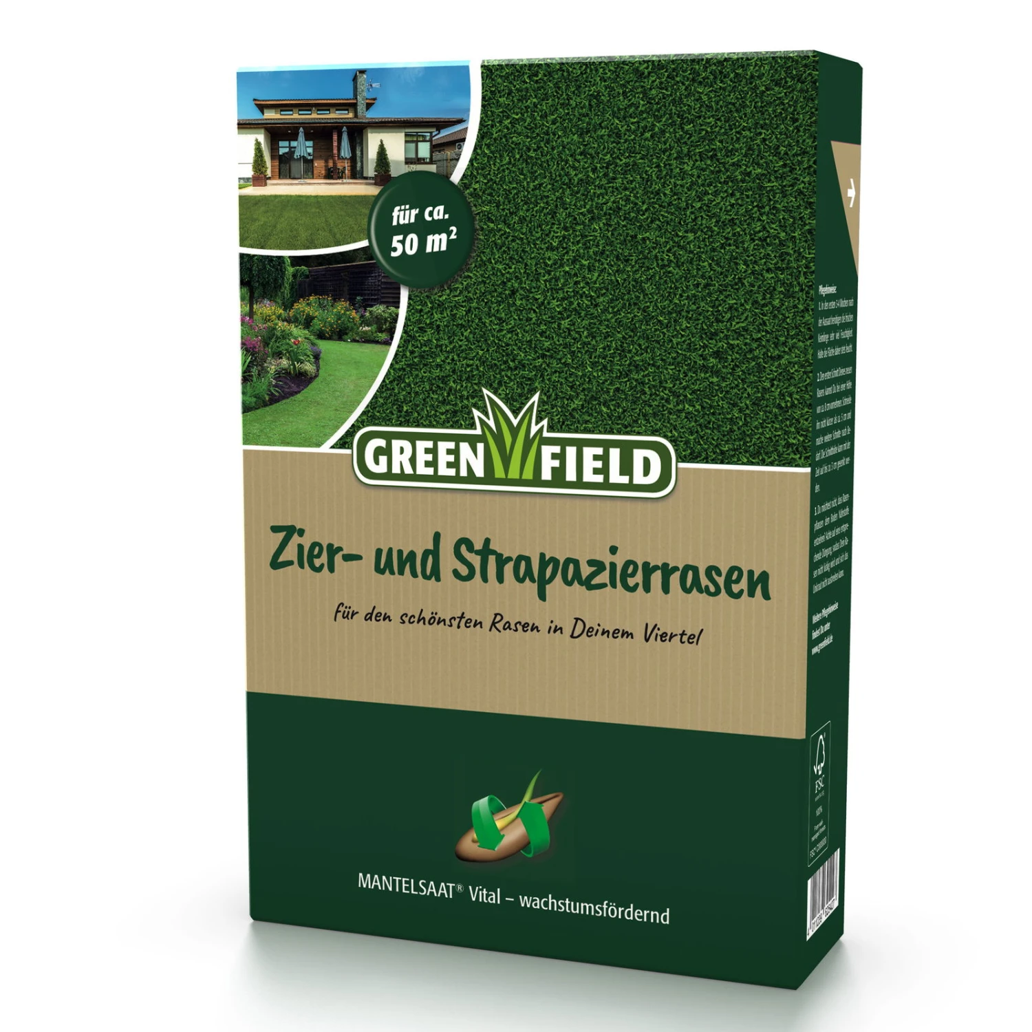 Rasensamen Für Zier- & Strapazierrasen, 1 Kg 3 Rasensamen Für Zier- & Strapazierrasen, 1 Kg