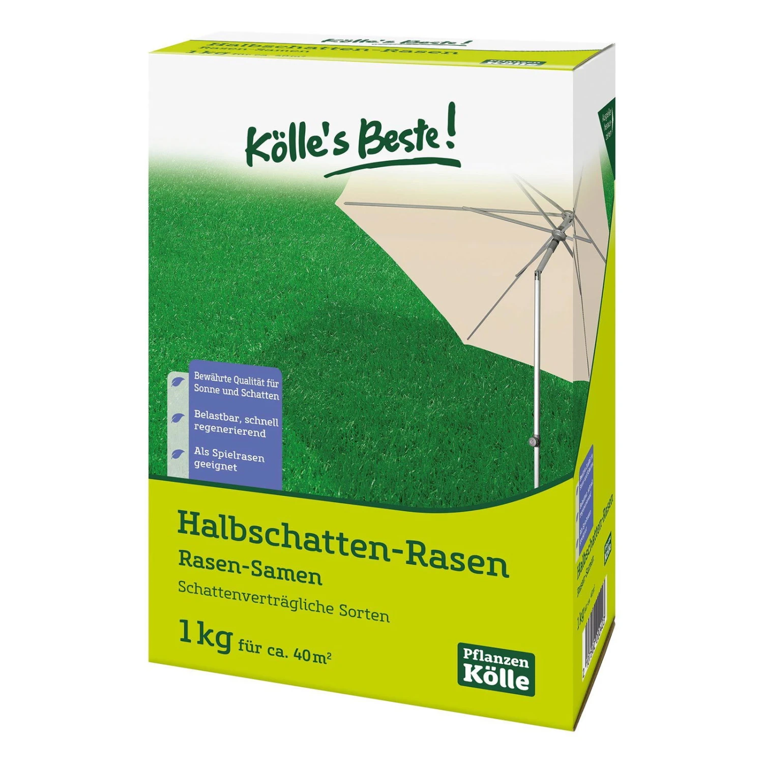 Kölle's Beste Halbschatten-Rasen, Unkraut- Und Moosressistent 3 Kölle's Beste Halbschatten-Rasen, Unkraut- Und Moosressistent