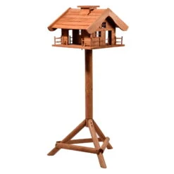 Vogelfutterhaus Almhütte Mit Liebevollen Details, Inkl. Ständer, FSC®, Ca. 56 X 46 X 35,5 Cm -LECHUZA || Elho Verkaufsgeschäft 0910101340 Vogelfutterhaus Almhuette inkl Staender FSC ca56x46x35 5cm 2 55392