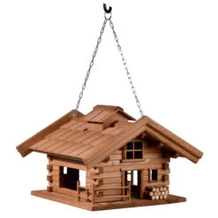 Vogelfutterhaus 'Almhütte 2.0', Braun, Holz 13 Vogelfutterhaus 'Almhütte 2.0', Braun, Holz -LECHUZA || Elho Verkaufsgeschäft 0910101449 Vogelfutterhaus Almhuette 1 96588