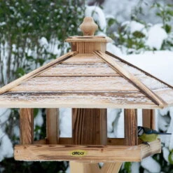 Kiefer-Vogelhaus 'Heat', Geflammt, 49 X 49 X 39 Cm 8 Kiefer-Vogelhaus 'Heat', Geflammt, 49 X 49 X 39 Cm -LECHUZA || Elho Verkaufsgeschäft 0910101501 Vogelfutterhaus Heat 2 118880