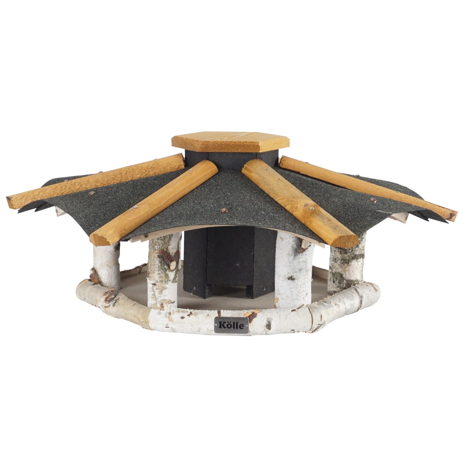 Vogelfutterhaus, Hellbraun, Kiefer/Birke, 60 X 60 X H 24 Cm 3 Vogelfutterhaus, Hellbraun, Kiefer/Birke, 60 X 60 X H 24 Cm