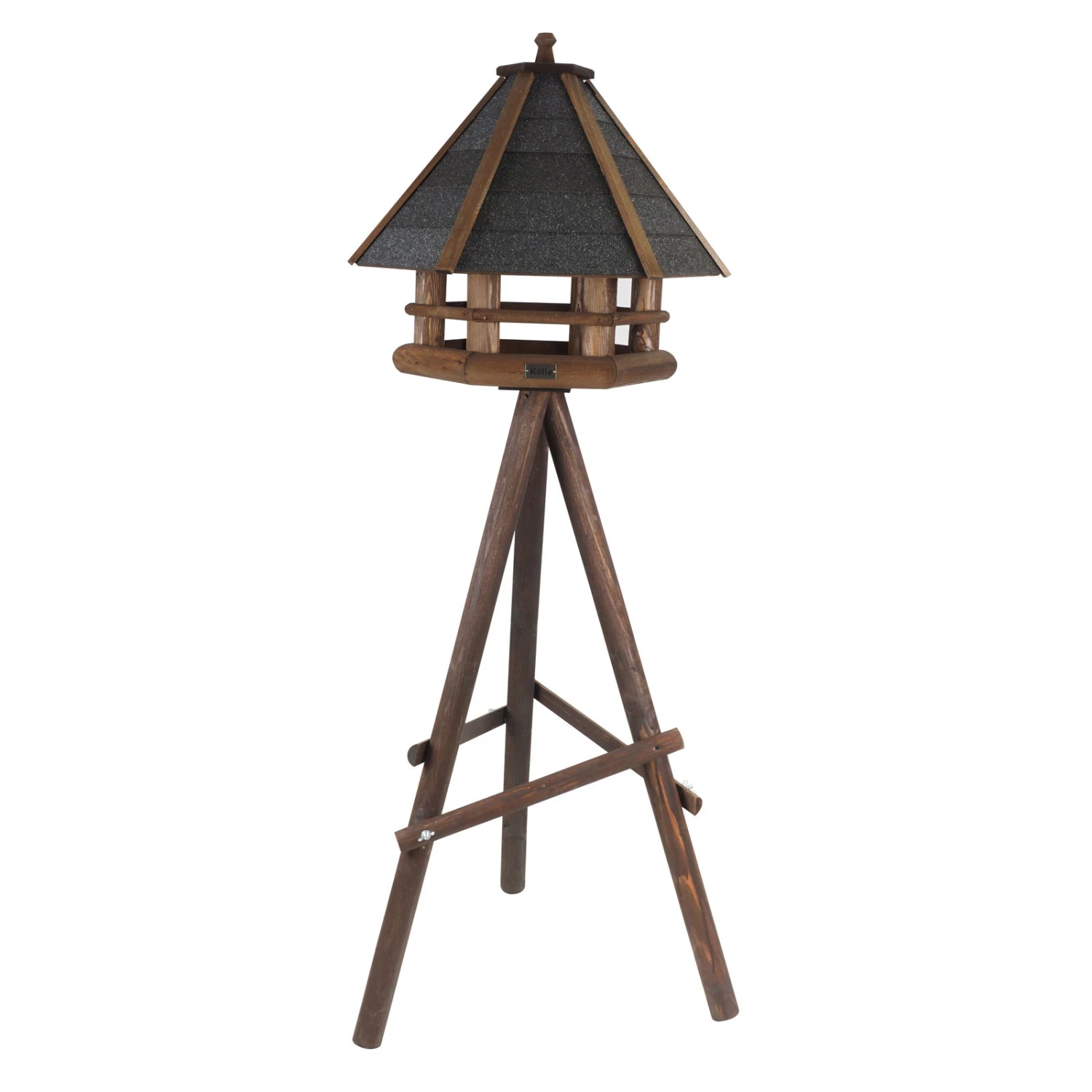 Futterhaus Mit Ständer, Braun, 59 X 55 X 105 Cm 3 Futterhaus Mit Ständer, Braun, 59 X 55 X 105 Cm