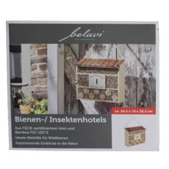 Insektenhotel 'Borke', Natur, Holz, Bambus, 29 X 10,5 X 31,5 Cm, 2,17 Kg 5 Insektenhotel 'Borke', Natur, Holz, Bambus, 29 X 10,5 X 31,5 Cm, 2,17 Kg -LECHUZA || Elho Verkaufsgeschäft 0910160219 Insektenhotel Borke 113360