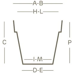 Titelseite 25 Titelseite -LECHUZA || Elho Verkaufsgeschäft 3210103179 Pflanzgefaess Mitu Pac Quadro technische Zeichnung 111249 1