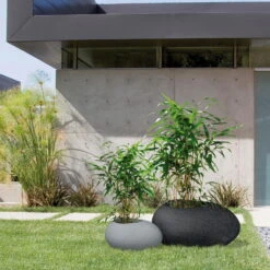 Pflanzstein Flow, Stony Grey, L 48 X B 38 X H 23 Cm -LECHUZA || Elho Verkaufsgeschäft 3210103633 3210103634 3210103635 3210103636 Pflanzstein Flow stony black grey 1 55926