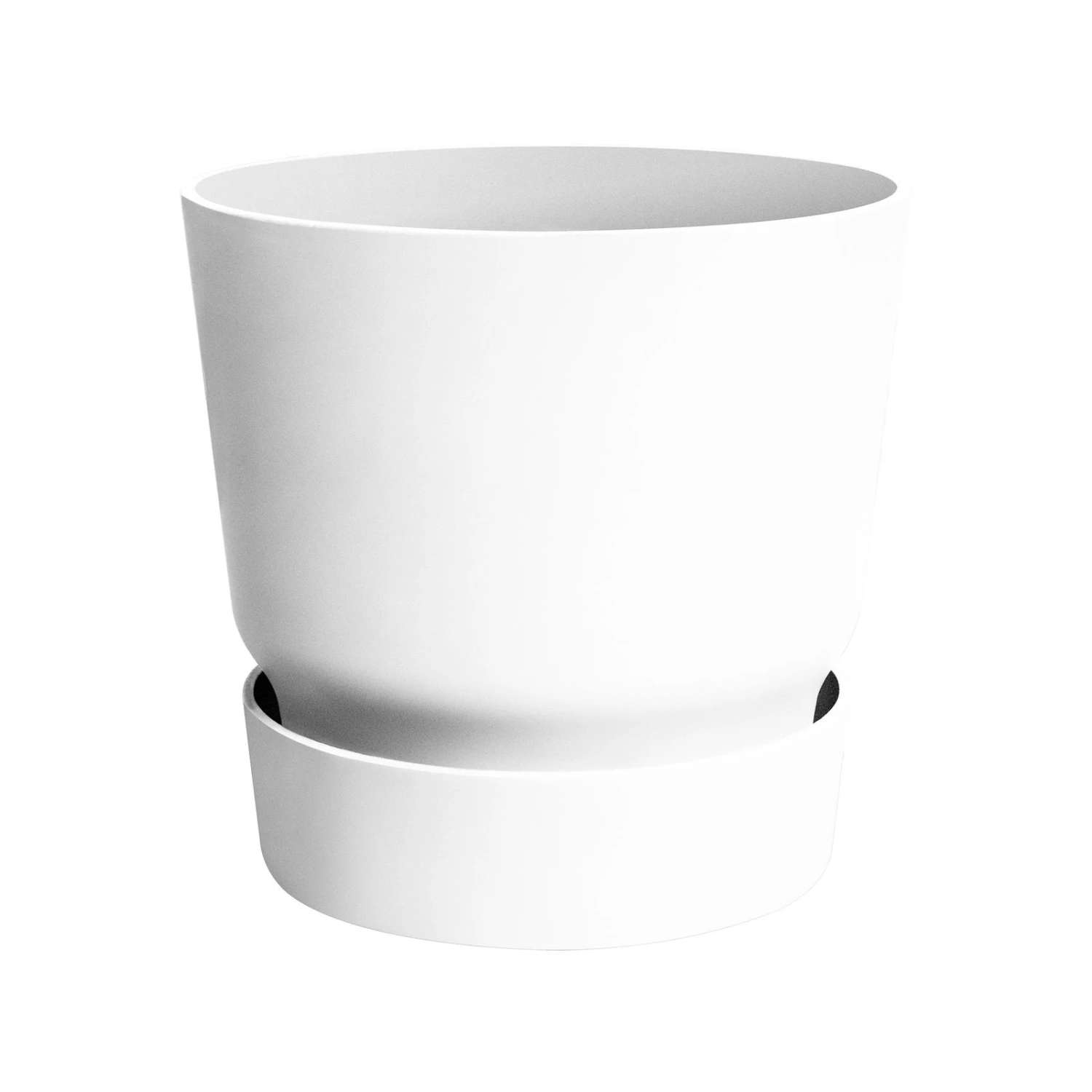 Pflanzgefäß „Greenville Round 25“ In Weiß Von Elho 3 Pflanzgefäß „Greenville Round 25“ In Weiß Von Elho