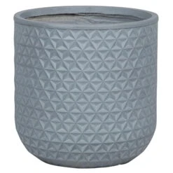 Pflanzgefäß 'Chester 04', Hellgrau, Ø 25 X H 25 Cm