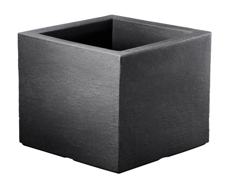 Pflanztrog "Kubus" Anthrazit, Ca. 40x40x34 Cm, Füllvolumen 25 L 3 Pflanztrog "Kubus" Anthrazit, Ca. 40x40x34 Cm, Füllvolumen 25 L