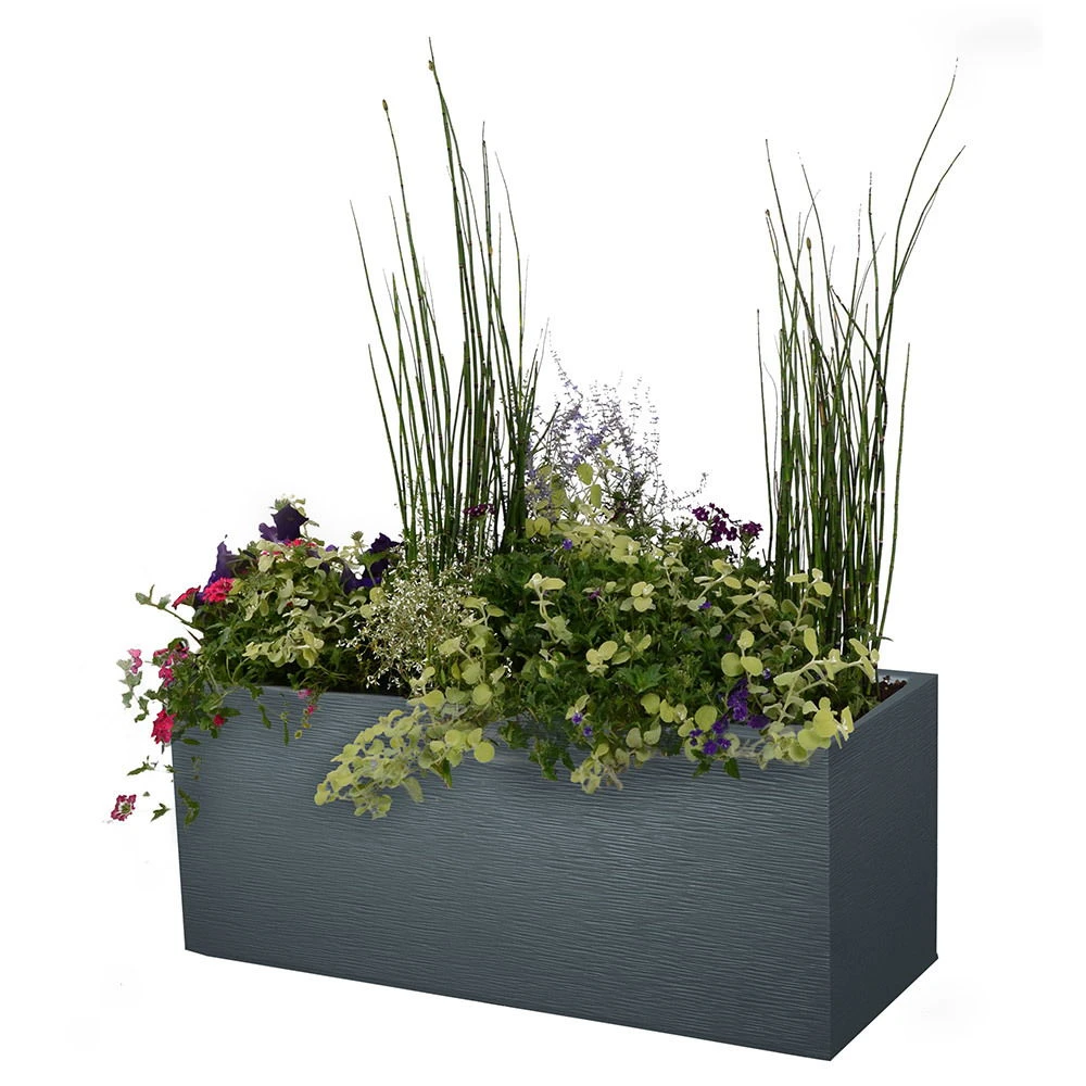 Pflanzkasten Graphit Hutch, Anthrazit, L 99,5 X B 39,5 X H 43,5 Cm