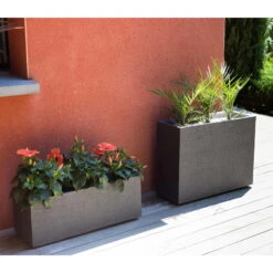 Pflanzkasten Graphit Crunch High, Anthrazit, L 78,5 X B 29,5 X H 60 Cm 9 Pflanzkasten Graphit Crunch High, Anthrazit, L 78,5 X B 29,5 X H 60 Cm -LECHUZA || Elho Verkaufsgeschäft 3230101030 Pflanzkasten Graphit Crunch High anthrazit L78 5xB29 5xH60cm 46Ltr 4 59184