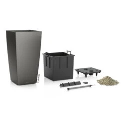 LECHUZA Cubico Premium, All-in-One-Set, Anthrazit-metallic, 22x22, H:41 Cm 6 LECHUZA Cubico Premium, All-in-One-Set, Anthrazit-metallic, 22x22, H:41 Cm -LECHUZA || Elho Verkaufsgeschäft 3325100090 Cubico Premium22 anthrazit All in One Set 22x22x41cm RGB 3 7753